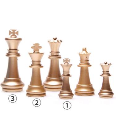 PVC Chess Travel Chess Belt Portable Foldable Chess Board Magnetic Gold-Silver Chess Pieces Children's Educational Toy Chess Set (Size : Large) (Medium) - Buy Online on GoSupps.com