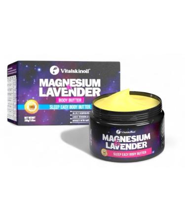Magnesium lotion body cream for nighttime and bedtime tired legs soothing relief magnesium glycinate muscle butter 8.67 oz relaxation Sleep Easy Formula with lavender - Buy Online on GoSupps.com
