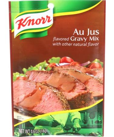 Knorr Au Jus Gravy Mix 0.6 oz - Pack of 4 | Natural Flavor | 0.6 Ounce - Buy Online on GoSupps.com