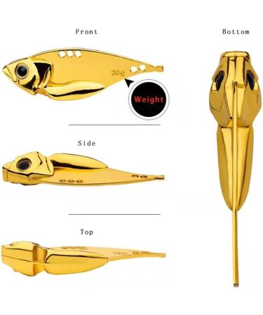 5 Pack Metal Blade Baits for Bass Fishing - VIB Fishing Spoons, Crankbaits, Swimbaits - Trout, Walleye, Crappie Lures - Saltwater Blade Fishing - Silver Blade Baits (5pcs/box) - Buy Online on GoSupps.com