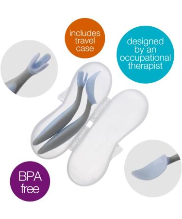 Bubblegum Toddler Cutlery Set - Unique Fork and Spoon - Buy Online on GoSupps.com