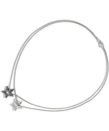 Oralgo's Vintage Star Trailer Chain Necklace - Unisex Cool Jewelry for Everyday Wear - Buy Online on GoSupps.com