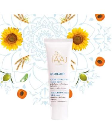 TAAJ | Moisturising cream with light texture - KASHEMIRE | Revitalises moisturises protects and softens the skin | Soft supple and fresh skin | Vitamin A E and minerals | Vegan | Aloe Vera | 50 ml - Buy Online on GoSupps.com