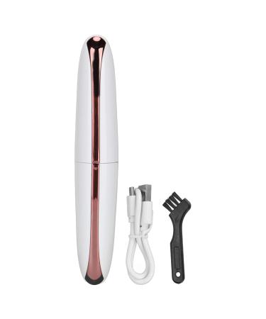 Verdant Touch Electric Eyelash Curler Electric Eyelash Curler USB Rechargeable Heated Curling Tool for False and Natural Lashes White