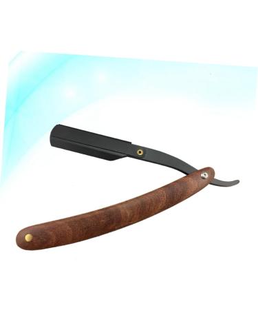 Minkissy Manual Metal Razor Shaver - Safe Wooden Hand Razor for Men | Premium Quality Shaving Tool for Smooth Skin - Buy Online on GoSupps.com