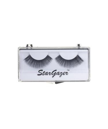 Stargazer False Eye Lashes style 16 synthetic lash pair includes glue.