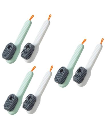 ULTECHNOVO 6 Pcs shoe brush portable brush cleaning for household use multifunctional cleaning brush laundry clothes shoes brush micro corner cleaning brush sneaker brush mini As Shownx3pcs 17x6CMx3pcs