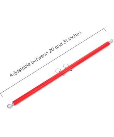Buy Pilates Expandable Workout Spreader Bar - 2 Rings & Wrist Wraps for Leg & Glute Fitness - International Shipping Available - Buy Online on GoSupps.com