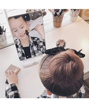 Impressions Touch XL Dimmable LED Makeup Mirror with Bluetooth and 5X Magnification (White) - Buy Online on GoSupps.com