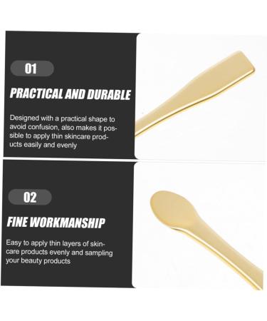  Healeved Healeved Set of 12 Face Cream Applicators Makeup Spatulas Mini Cosmetic Spoons Sturdy and Easy to Clean for a Beauty Routine - Buy Online on GoSupps.com