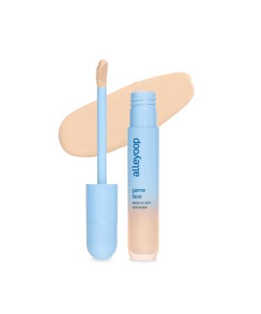 Alleyoop Game Face Concealer Makeup  Lightweight to Medium Buildable Coverage Under Eye Concealer  For Blemishes  Crease-proof and Hydrating with Aloe Stem Cell  Smooth Second Skin Finish - Standout 004. Standout