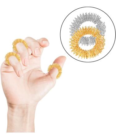 6-Piece Massage Rings Set - Acupressure Rings for Stress Relief - Ideal for Teens & Adults - Buy Online on GoSupps.com