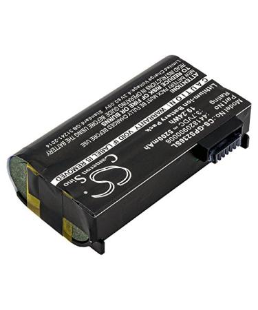 PRUVA Battery Compatible with Getac PS236 PS236C PS336 P/N: 441820900006 5200mAh