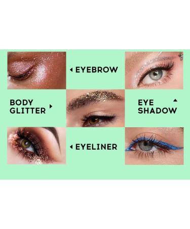  SLYHHZHMY Liquid Eyeliner Glitter Eyeshadow Highlighter Stage Makeup (3) - Buy Online on GoSupps.com