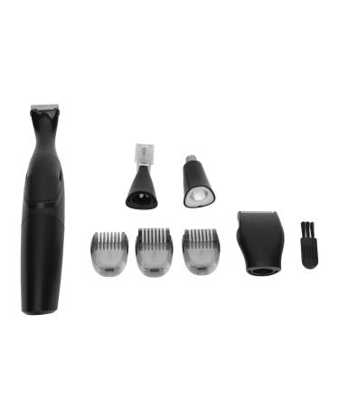 Electric Beard Trimmer Multifunctional Low Noise USB Charging Men Nose Hair Beard Clipper with Ergonomic Handle
