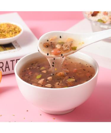 Chinese fragrans Fruit nut Lotus Root Powder Soup Black Sesame Walnut Black Bean Sesame Paste Instant Breakfast Soup Healthy and Nutritious Substitute Powder Cereals (Lotus Root Starch 2 cans) lotus root starch 2 cans - Buy Online on GoSupps.com