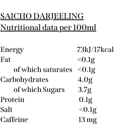 Saicho | Luxurious Non-Alcoholic Darjeeling Sparkling Tea - Notes of Mandarin Ginger Wood Spice & Dry Tannins - 750ml Bottle - Gift box included - Buy Online on GoSupps.com
