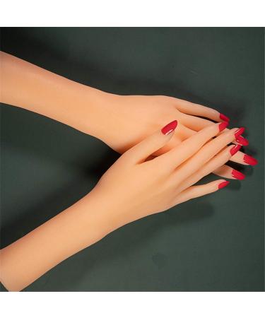 SLRMKK Soft Hands Silicone Lifelike Hand 2020 Newly developed texture clear rosy fingers can be bent palm