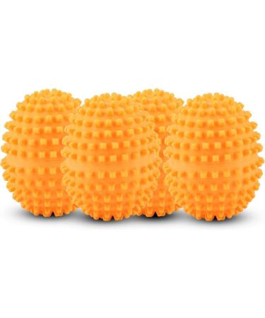 Reusable Laundry Ball Laundry Supplies Washing Balls 4Pcs/Set Orange Reusable Balls Washing Laundry Ball for Home Clothes Cleaning - Buy Online on GoSupps.com