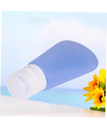 DOITOOL 2pcs Shampoo Disposable Bottles Silicone Leakproof Containers Shower Gel Bottle Storage Travel Bluex2pcs Size 1x2pcs - Buy Online on GoSupps.com