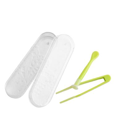 Porceosy Contact Lens Case Compact Glasses Box XY Clip Set 1 Set Multipurpose Green One Size Green One Size