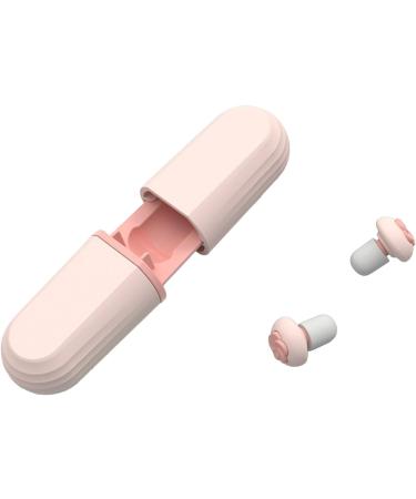 Noise Cancelling Ear Plugs Reusable Ear Plugs with Silicone Sound Blocking for Travel (Pink) - Buy Online on GoSupps.com