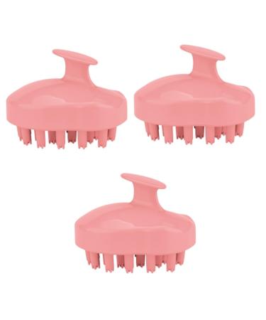 GLEAVI 3pcs tool scalp scrubber health comb massage brush
