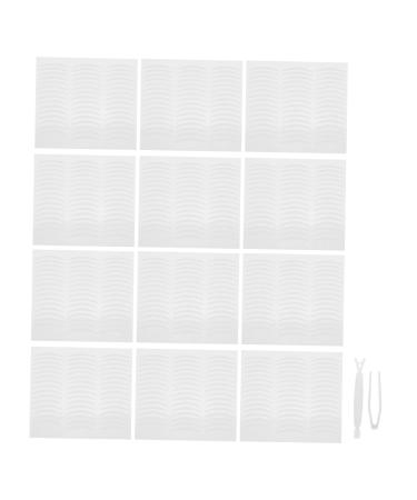 FOMIYES 2sets Double Eyelid Sticker Transparent Tape Lace Net Eyelid Strips Double Eye Shaping Tapes Girl