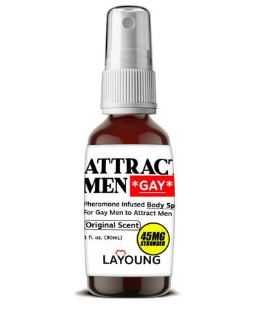 Gay LAYOUNG Attract Men Pheromone Infused Body Spray For Men Stronger Formula