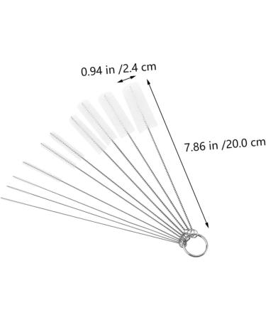 Buy Gleavi 20th Multifunctional Cleaning Brush | Nylon & Stainless Steel - Ideal for Water Bottles Keyboards Pipes & Glass - Buy Online on GoSupps.com