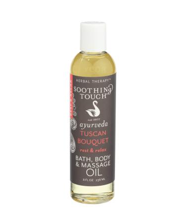 Soothing Touch Tuscan Bouquet Bath Body & Massage Oil 8 oz
