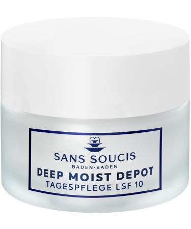 SANS SOUCIS BADEN-BADEN Sans Soucis Day Cream SPF 10 50ml Facial Care for Dry Skin Deep Moist Depot Moisturizer