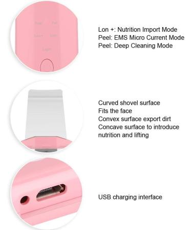 Ultrasound Skin Washer Facial Pore Cleaner | Dead Skin Shovel & Blackhead Remover | Red & Blue Light Therapy - Shop Now! - Buy Online on GoSupps.com