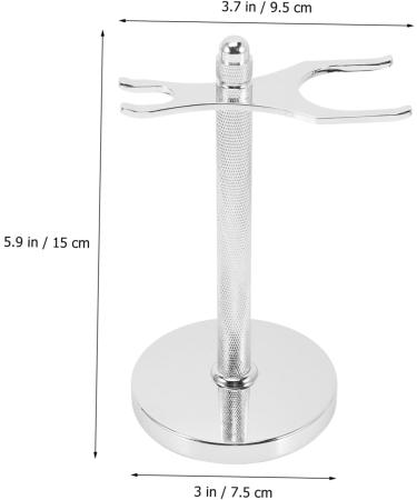 Angoily Men's Shaver Holder - Premium Shaving Brush Stand & Safety Razor Storage Box - Ideal Gift for Grooming Enthusiasts - Buy Online on GoSupps.com