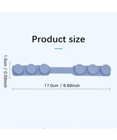 Buy 8 Pieces Silicone Masking Hooks - Adjustable Mask Holders for Comfort & Protection | International Shipping - Buy Online on GoSupps.com