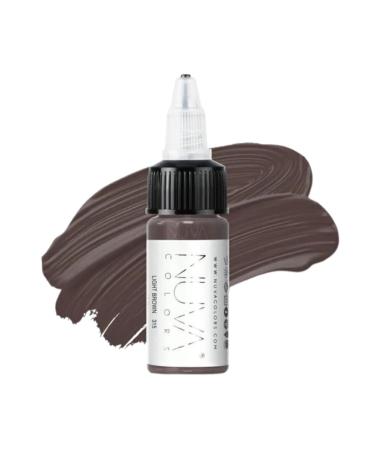 Nuva Scalp Micro-Pigmentation Ink - Customizable Neutral Undertone for SMP Procedures Vegan Made in USA (Light Brown)