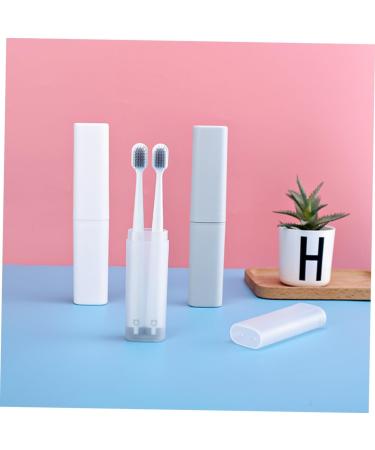 Hoement 3-Piece Portable Toothbrush Container Set | Travel-Friendly Toothbrush Cases for International Shipping - Buy Online on GoSupps.com