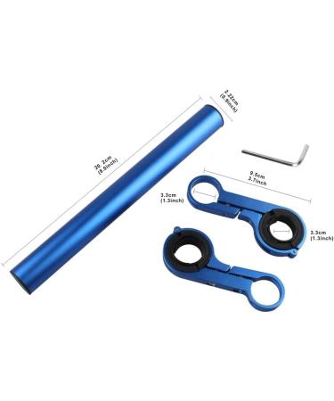 Tinke Handlebar Extender - Double Bicycle Aluminum Alloy Bracket Extension | Compatible with XIAOMI M365/Pro 1S, Ninebot ES1/ES2 | Blue - Buy Online on GoSupps.com