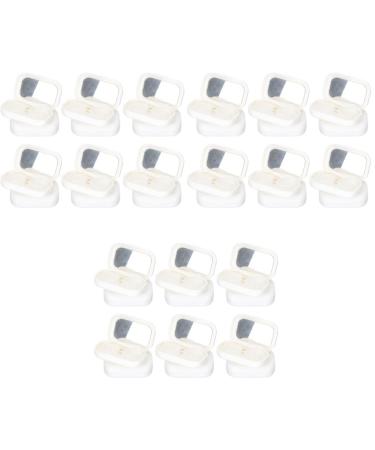 Healifty cardboard with 36 pieces travel case for contact lenses container for soaking lenses of sweet contact lens container case lentiletui white plastic travel holder just whitex3stk 6.6x4.2cmx3pcs