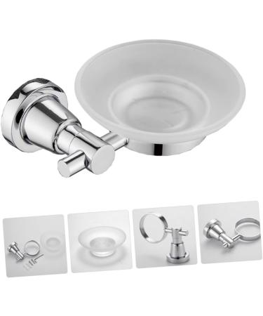 Ciieeo 4pcs Bathroom Wall Soap Holder Punch Free Soap Holder Household Soap Rack Soap Dishes for Bathroom Shower Soap Dish Holder Soap Drain Holder Stainless Steel Zinc Alloy Toiletries - Buy Online on GoSupps.com