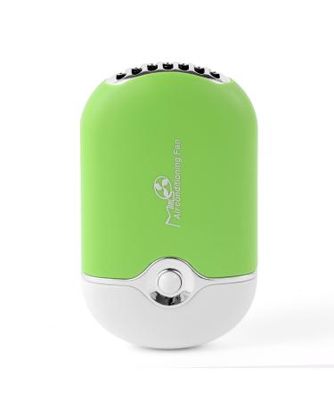 Afounda USB & Mini Portable Fan | Rechargeable Electric Handheld Air Conditioning Cooling Refrigeration Fan for Eyelash | Eyelash Extension | Nail Dryer(Green)
