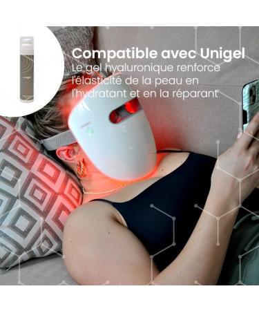 TensCare Glomask - LED Facial Mask - Skin Rejuvenation Wrinkle Reduction Acne Control Red Blue and Near Infrared Light Therapy - Validated Anti-Aging Facial Treatment - Buy Online on GoSupps.com