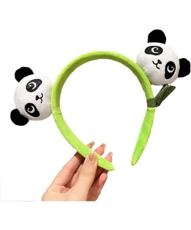 JSGHGDF Adult Kids Cartoon Stuffed Panda Shape Headband Woman SPA Hair Hoop Makeup Taking Photos Christmas Party Headpiece 1 panda - Buy Online on GoSupps.com