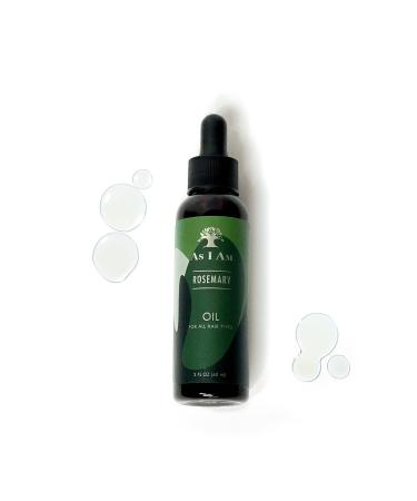 As I Am Rosemary Hair Growth Oil - 2 oz with Melatonin & Biotin | Vegan & Cruelty-Free - Buy Online on GoSupps.com