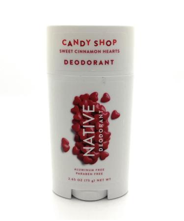 Candy Shop Native Deodorant Variety Bundle - Sour Berry Belts & Sweet Cinnamon Hearts (2.65 oz each) - Buy Online on GoSupps.com