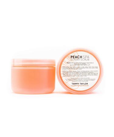 Tammy Taylor Spa Peach Exfoliating Sugar Scrub | Healthy Oils | Manicure & Pedicure Scrub 1 Count (Pack of 1)