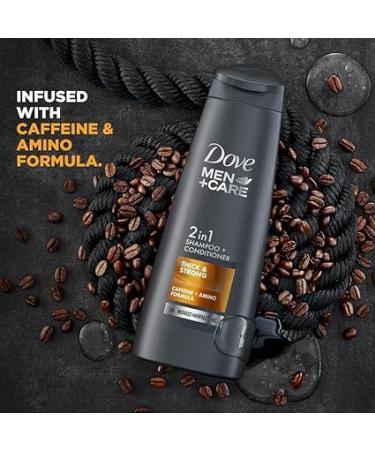 Do.vee Men+Care Thick & Strong 2in1 Shampoo & Conditioner - 340ml | Worldwide Shipping - Buy Online on GoSupps.com