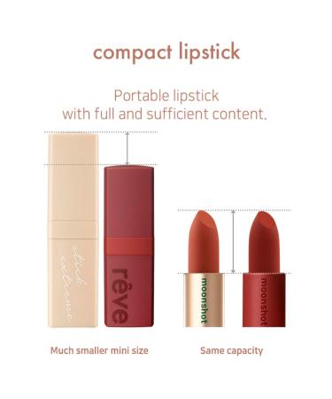 Reve De Paris Stick Extreme Pro Velvet to Matte Lipstick - Elegant Mood (603 Rose Bonbon) - Buy Online on GoSupps.com
