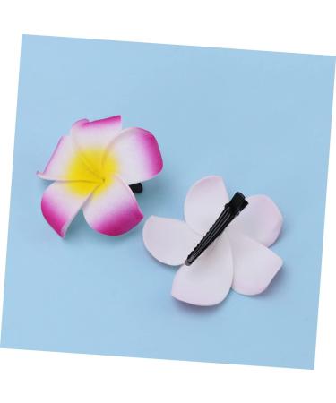 Ipetboom Accesorios Para Flower Hairpin Foam Hair Clips Hair Accessory for Girls Plumeria Hair Clips for Girls Floral Hair Accessories Tropical Flower Hair Clip Bows for Hair Hawaii Summer - Buy Online on GoSupps.com