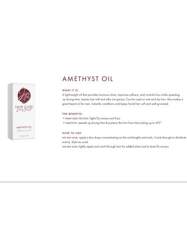 Pure Amethyst Oil - Natural Healing and Relaxation Aid - Buy Online on GoSupps.com